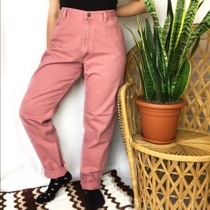 Vintage highwaisted pink mom jeans wranglers